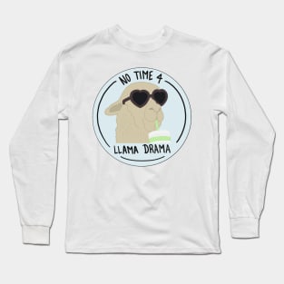 Llama Drama Long Sleeve T-Shirt